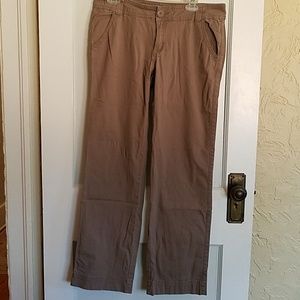 Prana Straight Leg Brown Pant